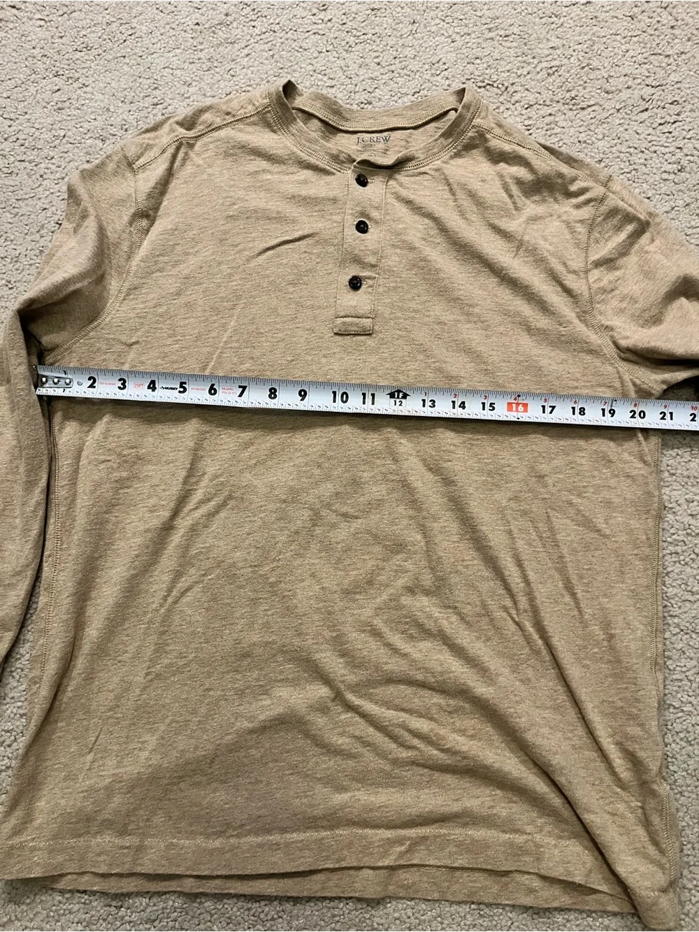 J. Crew men’s long sleeve Henley top